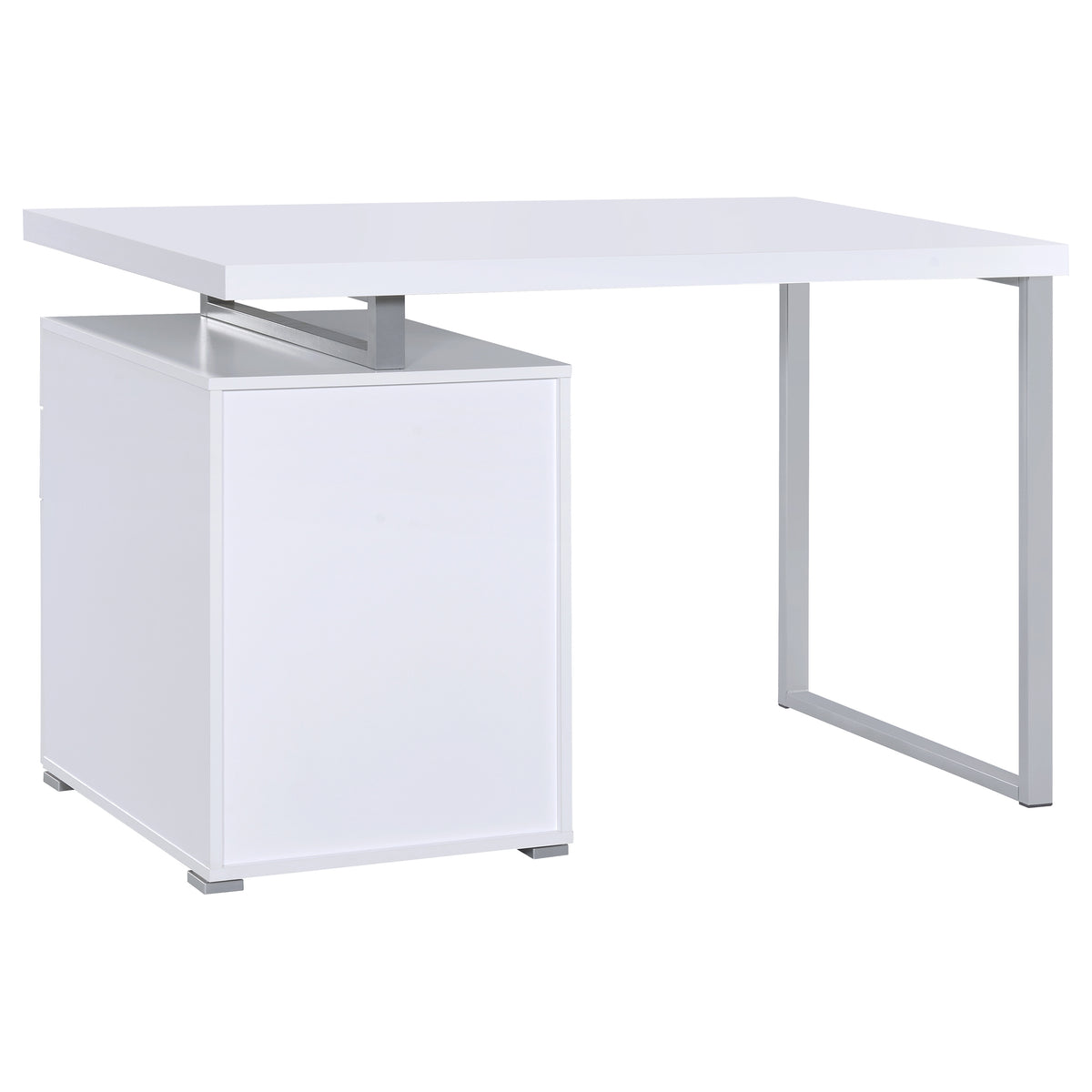 Brennan 47-inch 3-drawer Office Computer Desk - White