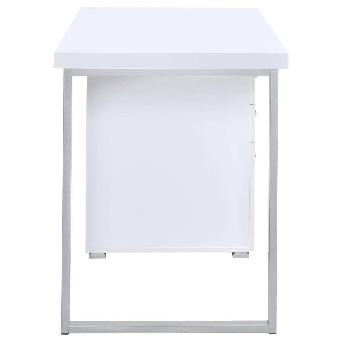 Brennan 47-inch 3-drawer Office Computer Desk - White