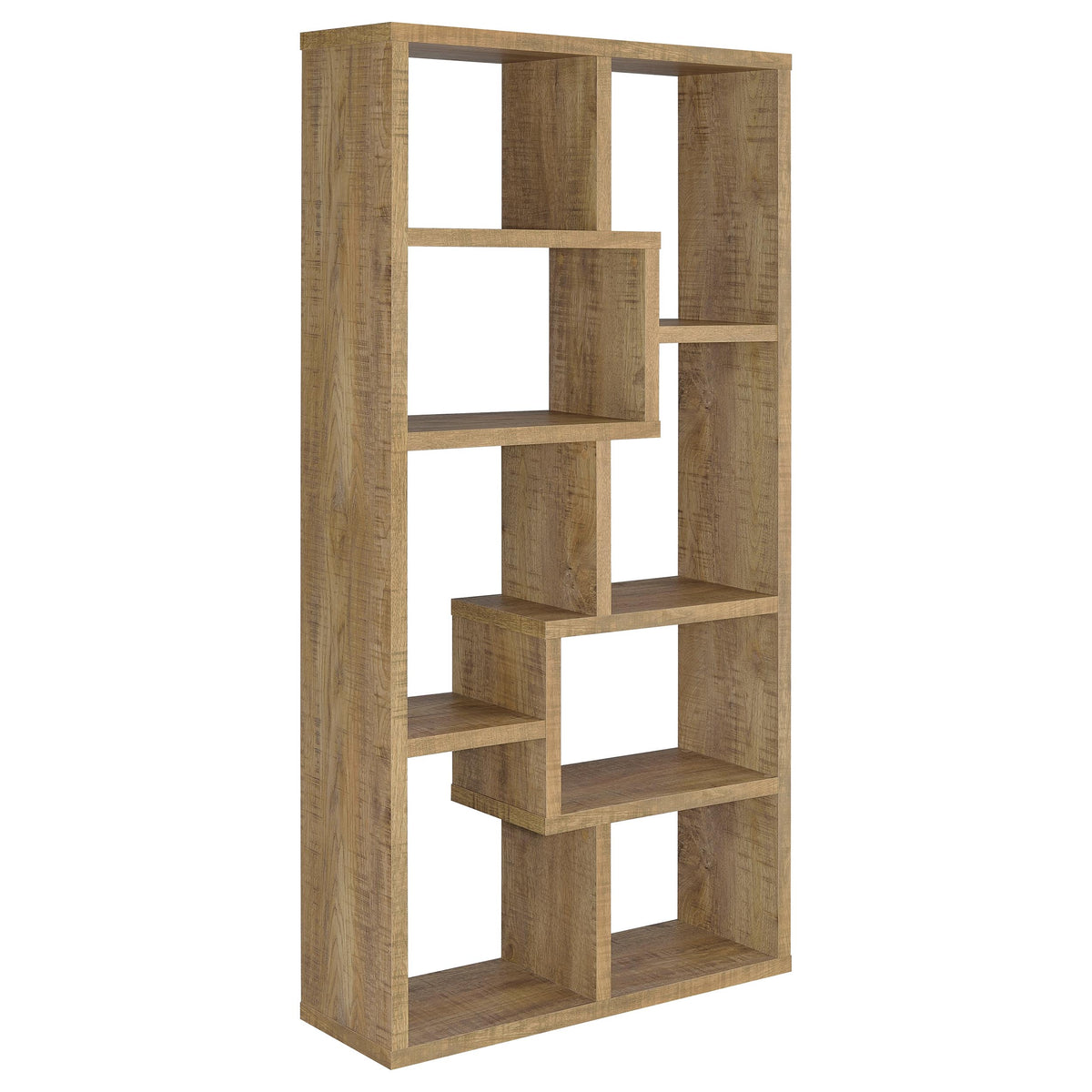 Theo 71-inch 6-shelf Bookshelf - Mango
