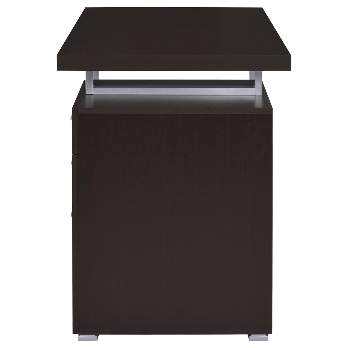 Brennan 47-inch 3-drawer Office Computer Desk - Cappuccino