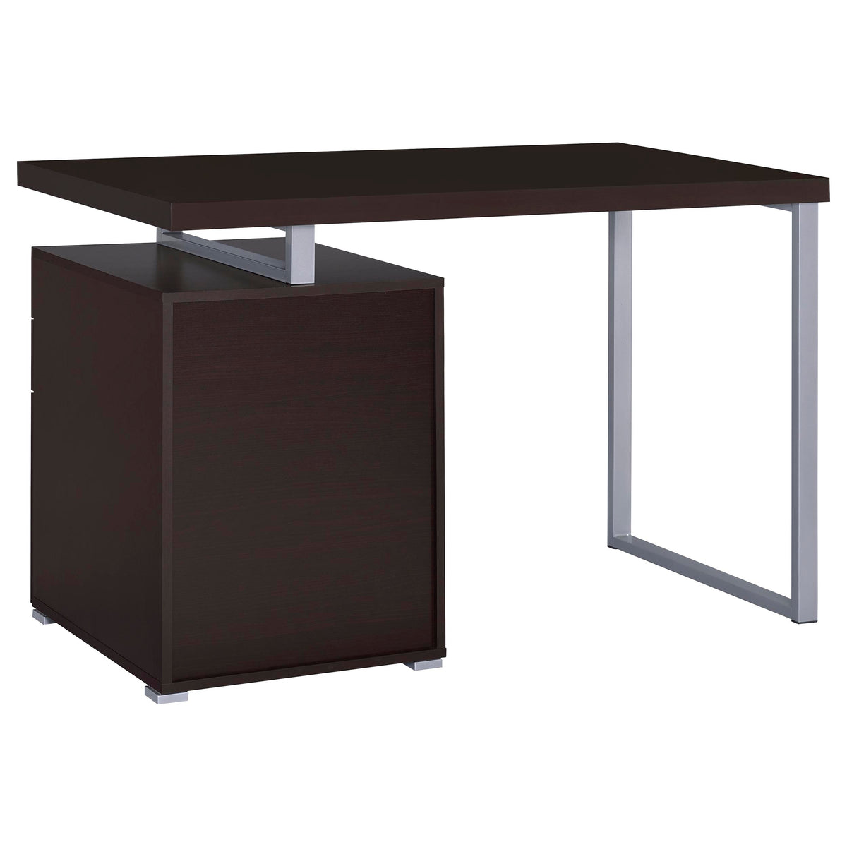 Brennan 47-inch 3-drawer Office Computer Desk - Cappuccino