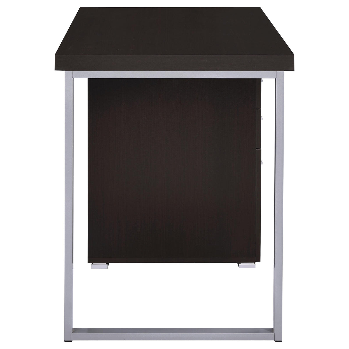 Brennan 47-inch 3-drawer Office Computer Desk - Cappuccino