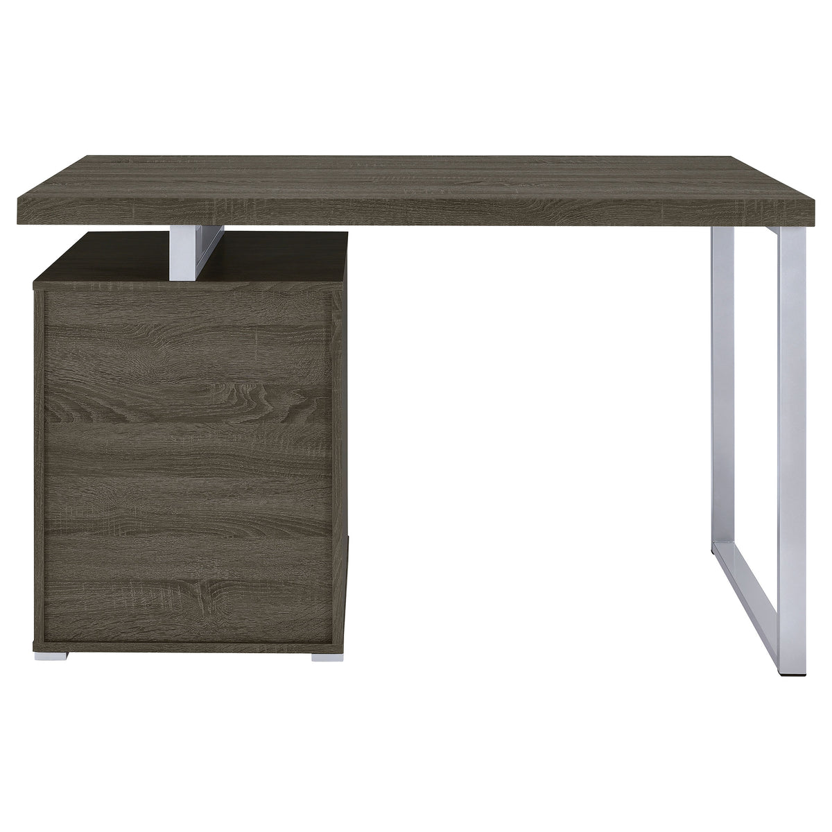 Brennan 47-inch 3-drawer Office Computer Desk - Weathered Grey