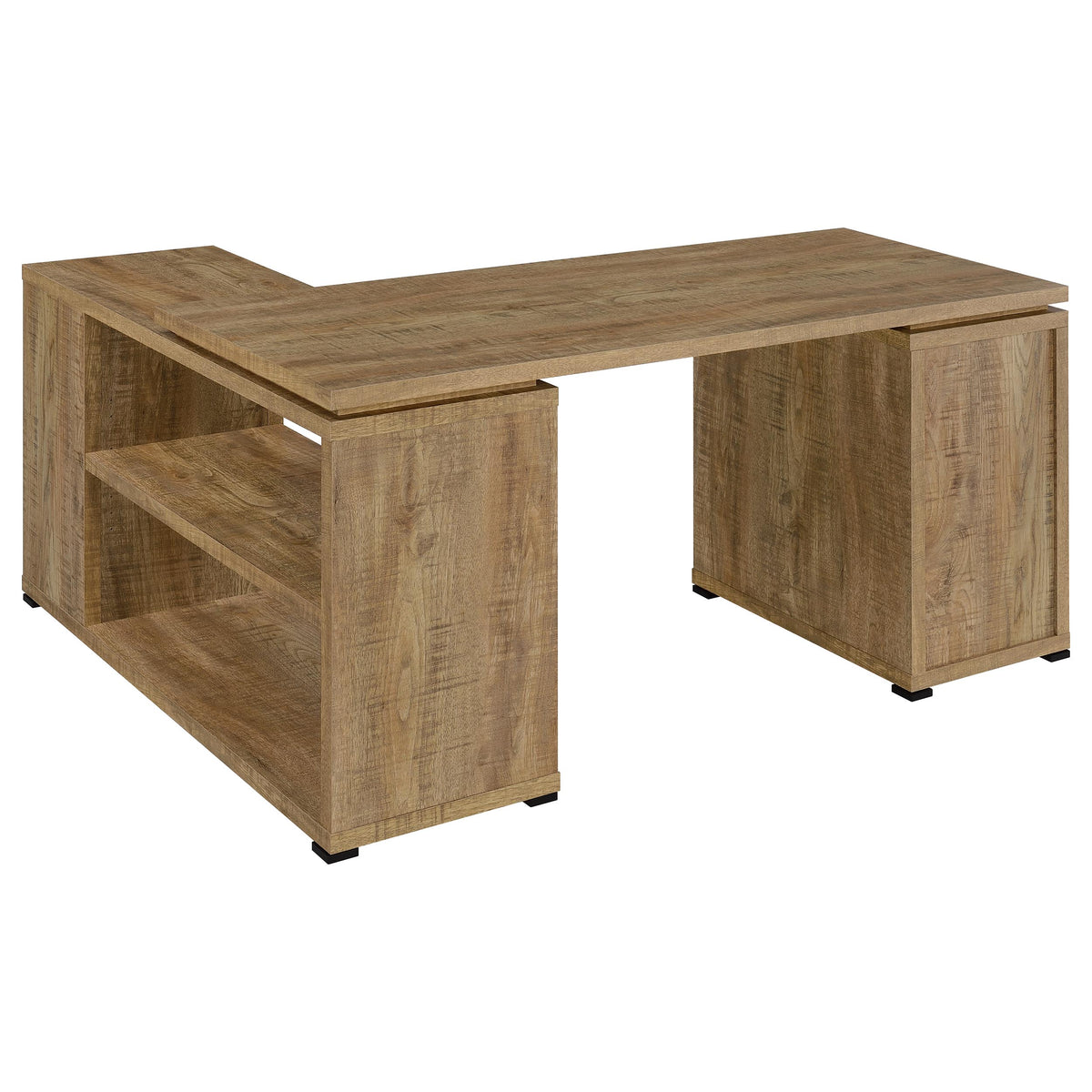 Yvette 60-inch 3-drawer L-Shape Computer Desk - Mango