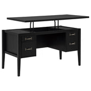 Graham 4-Drawer Lift-Top Computer Desk - Black