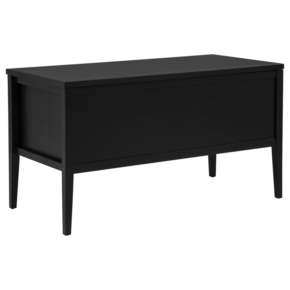 Graham 4-Drawer Lift-Top Computer Desk - Black