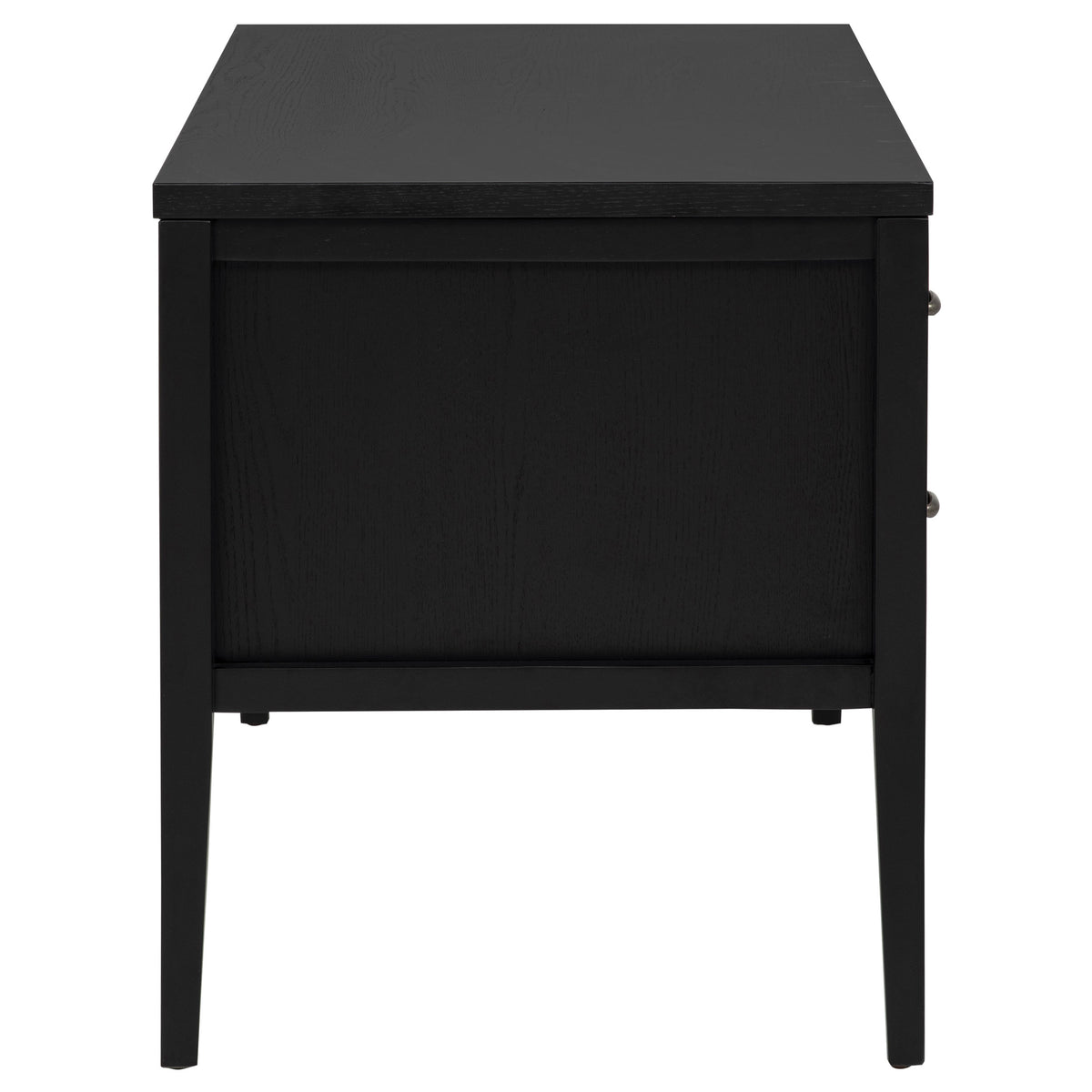 Graham 4-Drawer Lift-Top Computer Desk - Black