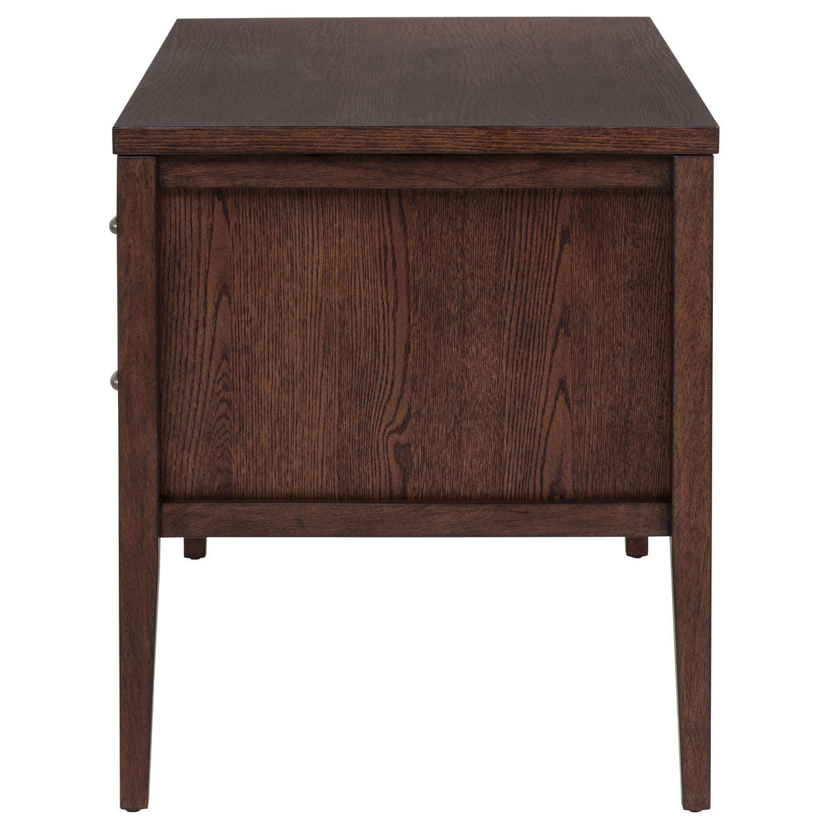 Graham 4-Drawer Lift-Top Computer Desk - Walnut Brown