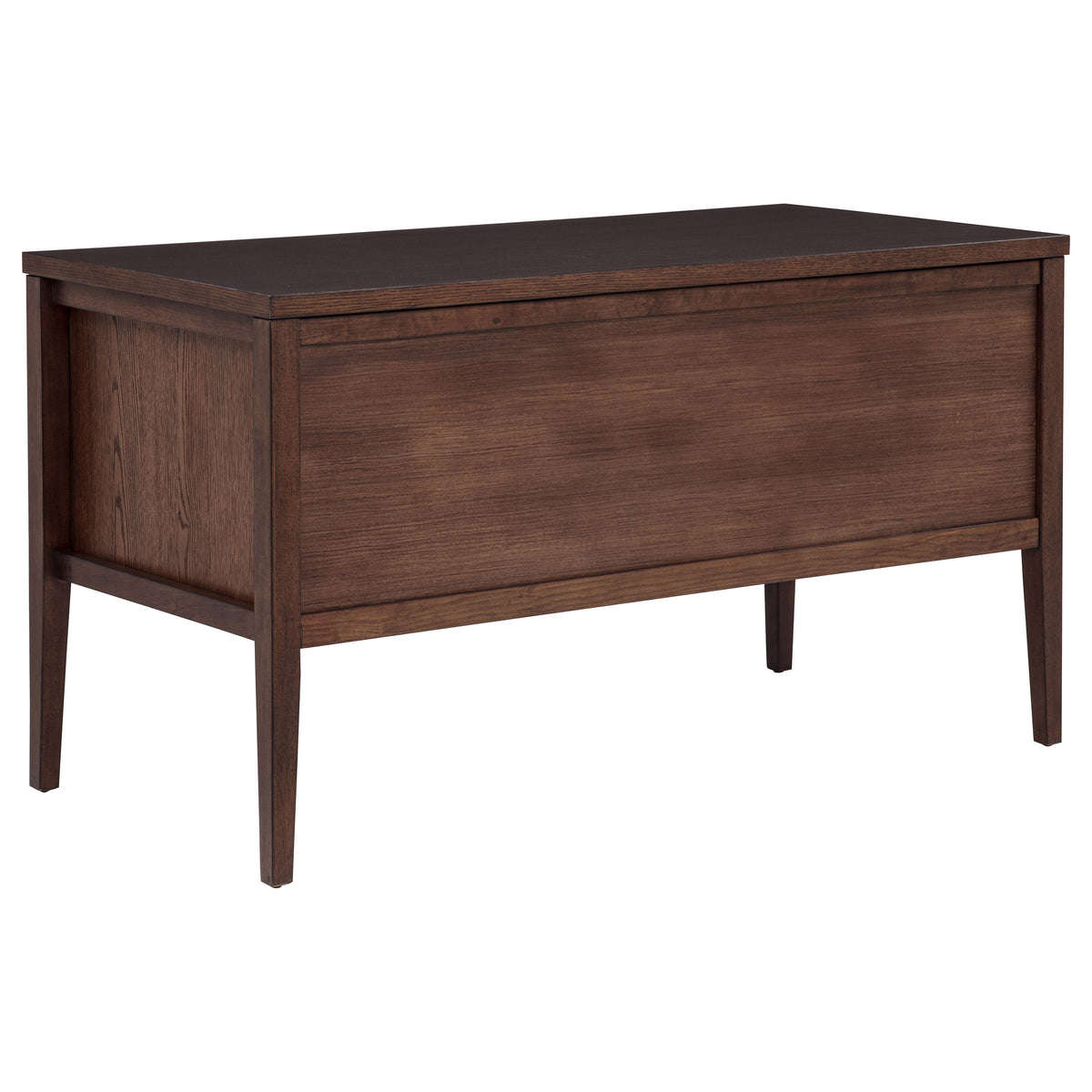 Graham 4-Drawer Lift-Top Computer Desk - Walnut Brown