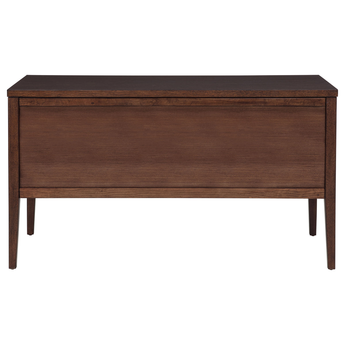 Graham 4-Drawer Lift-Top Computer Desk - Walnut Brown