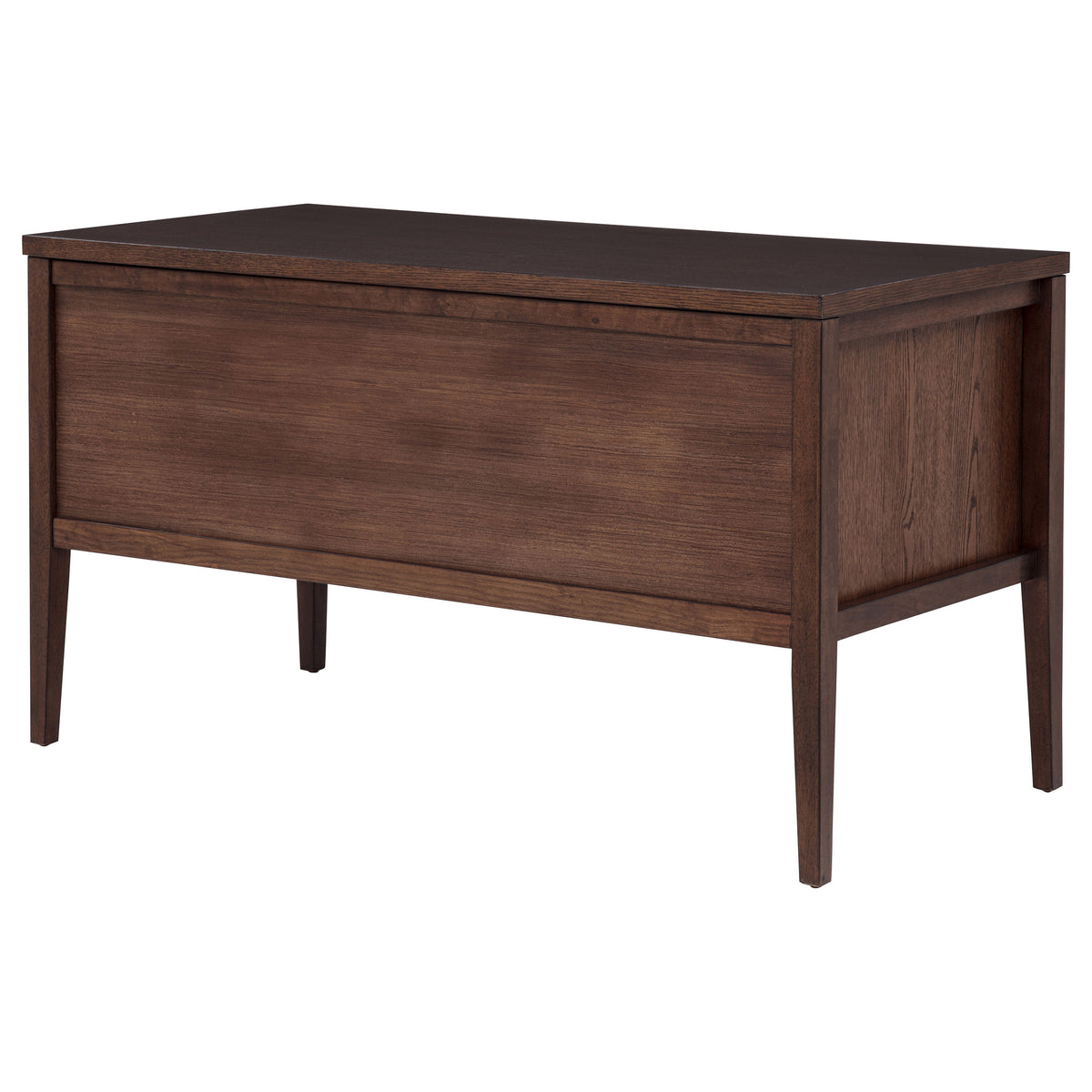 Graham 4-Drawer Lift-Top Computer Desk - Walnut Brown