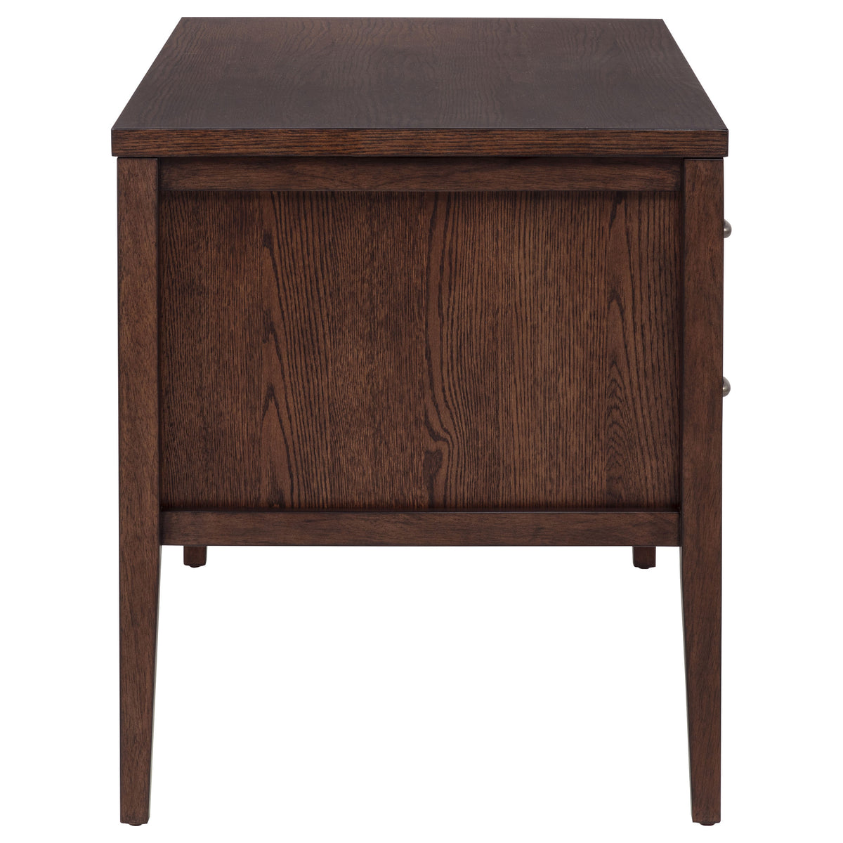 Graham 4-Drawer Lift-Top Computer Desk - Walnut Brown