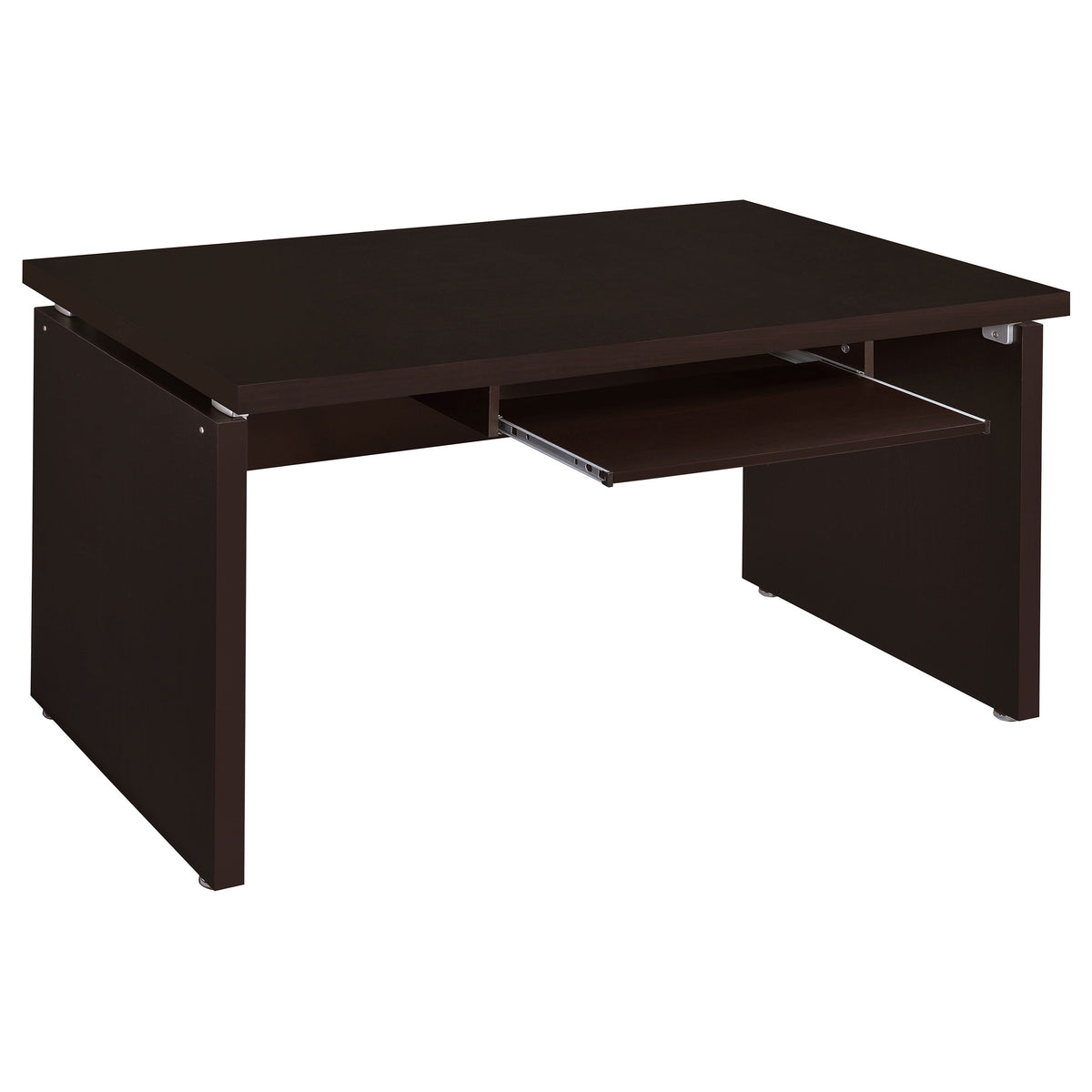 Skylar Computer Desk Cappuccino - 83-inch L-Shaped Office