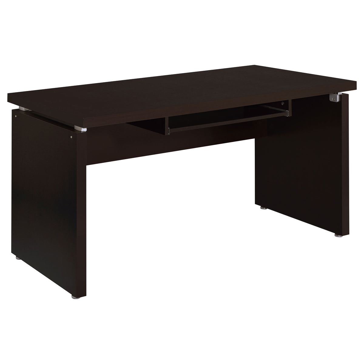 Skylar Computer Desk Cappuccino - 55-inch with Keyboard Drawer