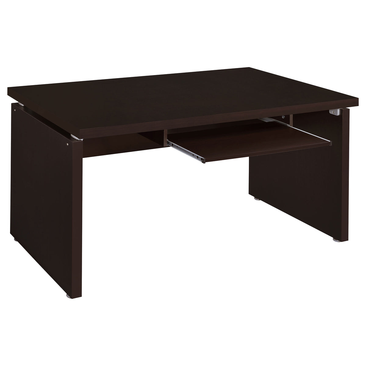 Skylar Computer Desk Cappuccino - 55-inch with Keyboard Drawer