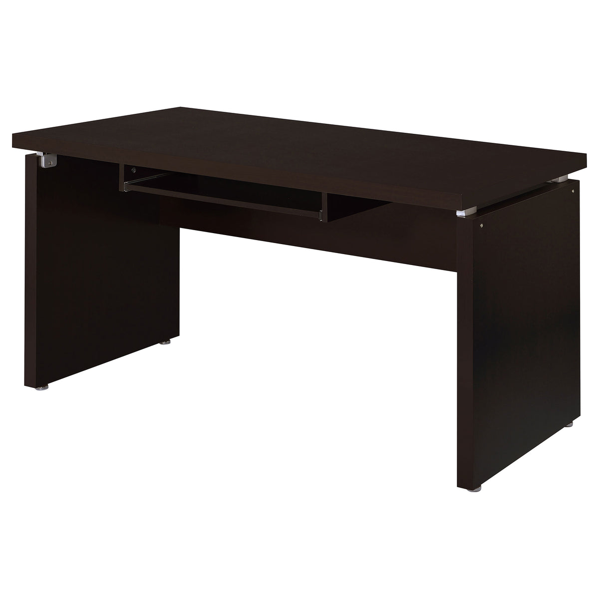 Skylar Computer Desk Cappuccino - 55-inch with Keyboard Drawer