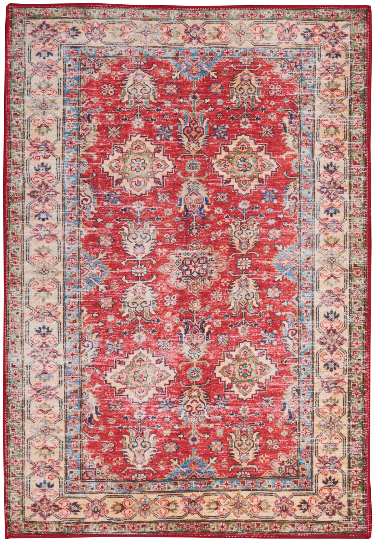 Fulton FUL01 Red Rug - Rectangle