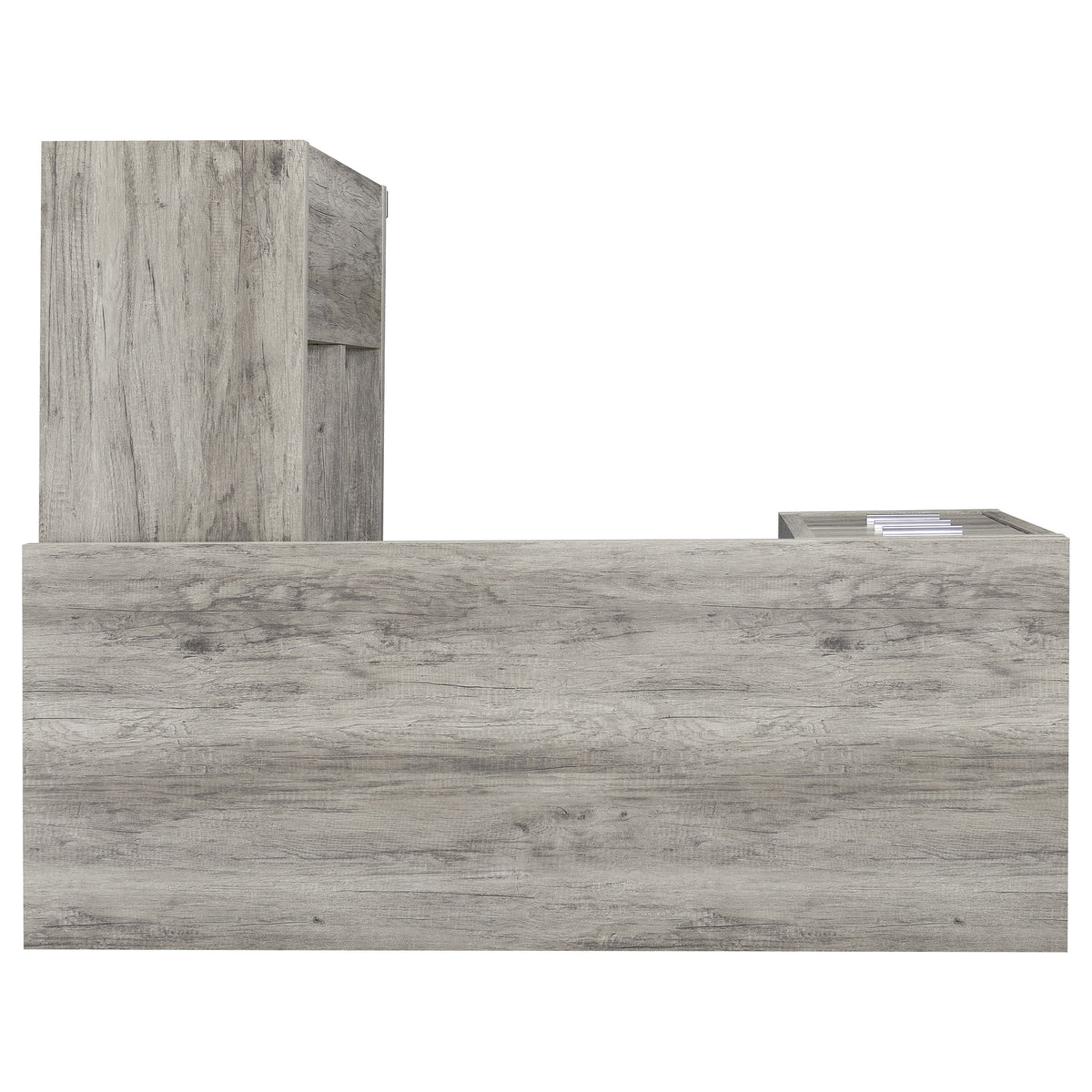Yvette 60-inch 3-drawer L-Shape Computer Desk - Grey Driftwood