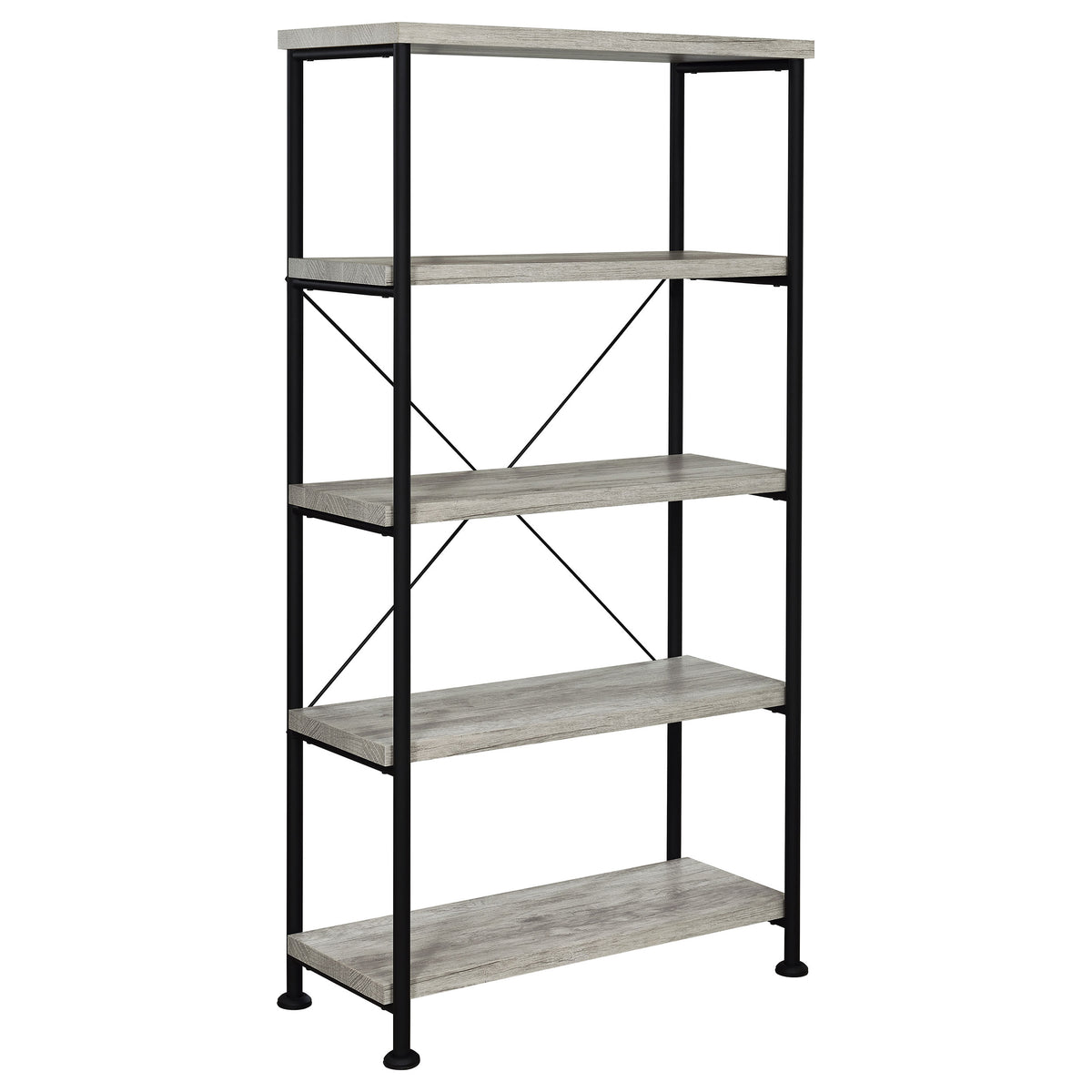 Analiese 63-inch 4-shelf Bookshelf - Grey Driftwood