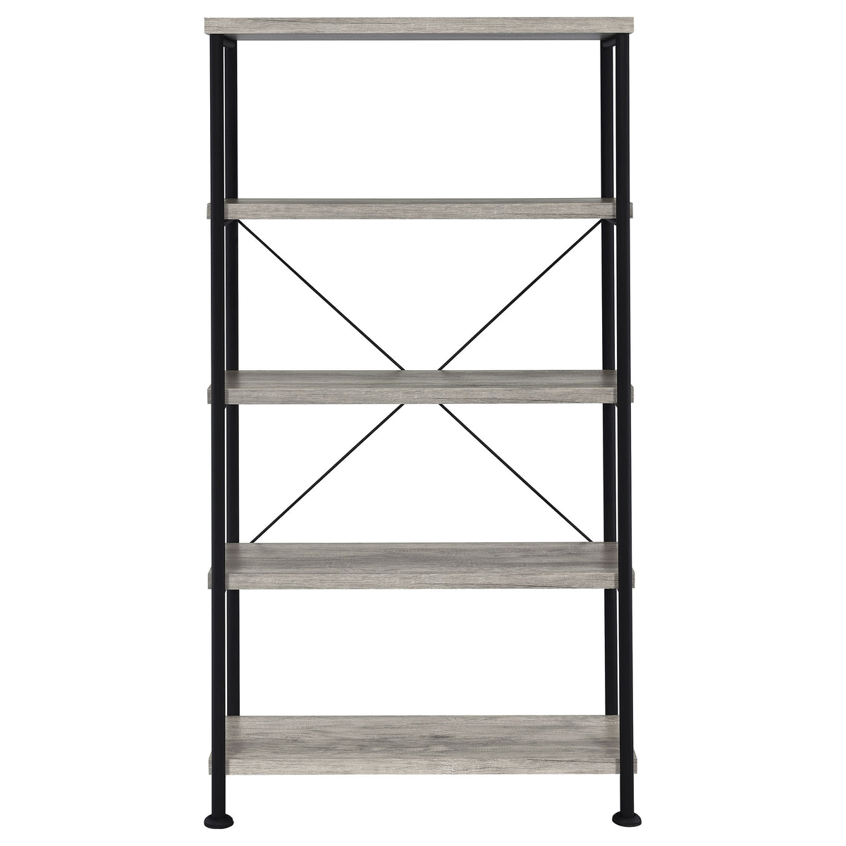 Analiese 63-inch 4-shelf Bookshelf - Grey Driftwood