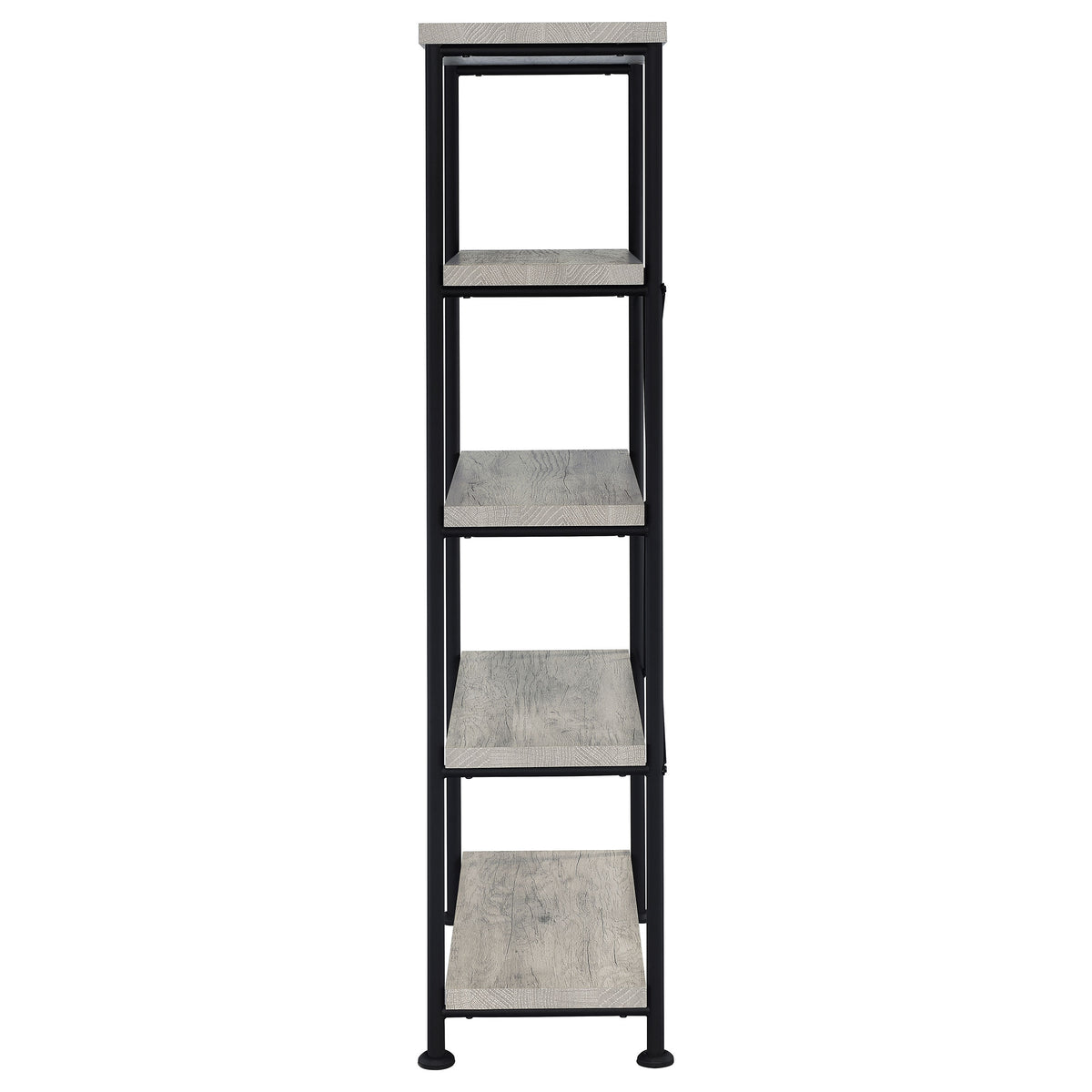 Analiese 63-inch 4-shelf Bookshelf - Grey Driftwood
