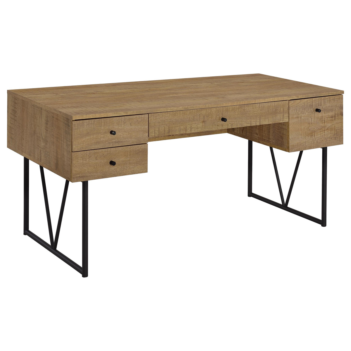 Analiese 63-inch 4-drawer Writing Desk - Mango