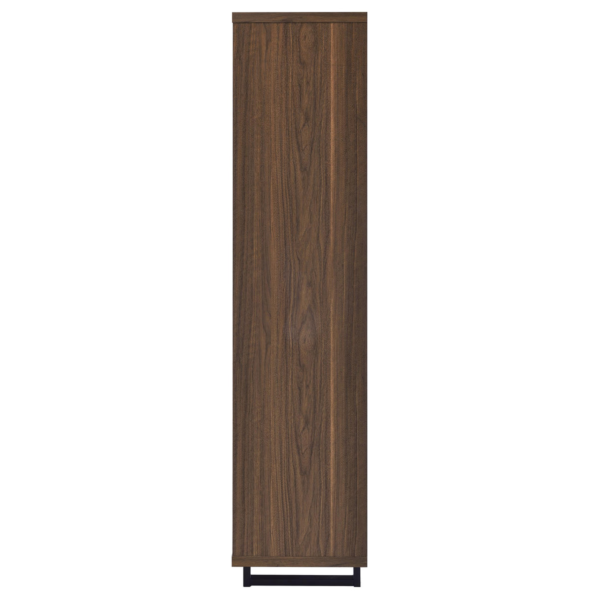 Maddox 71-inch 5-shelf Cabinet Bookcase Walnut