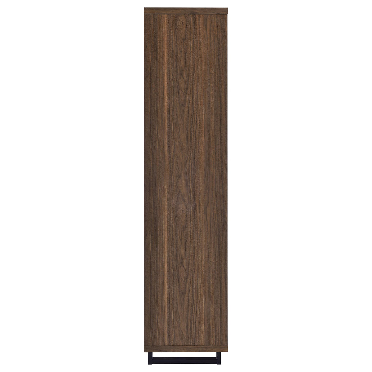Maddox 71-inch 5-shelf Cabinet Bookcase Walnut