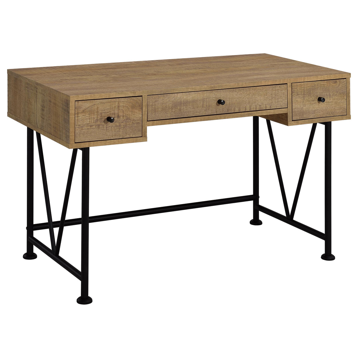 Analiese 47-inch 3-drawer Writing Desk - Mango