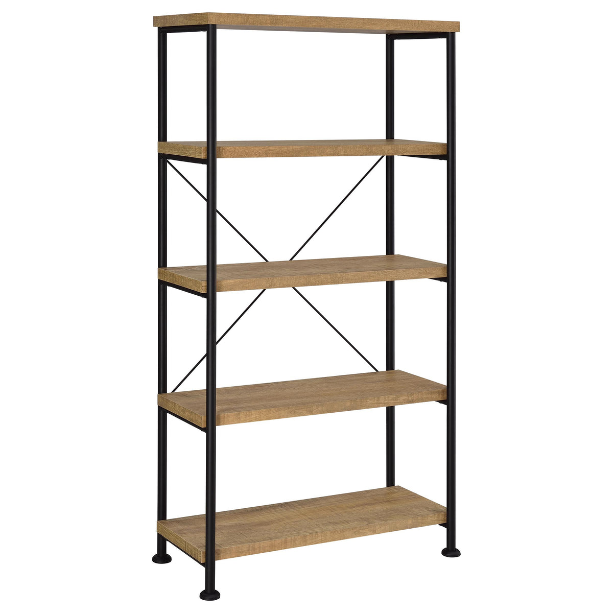Analiese 63-inch 4-shelf Bookshelf - Mango