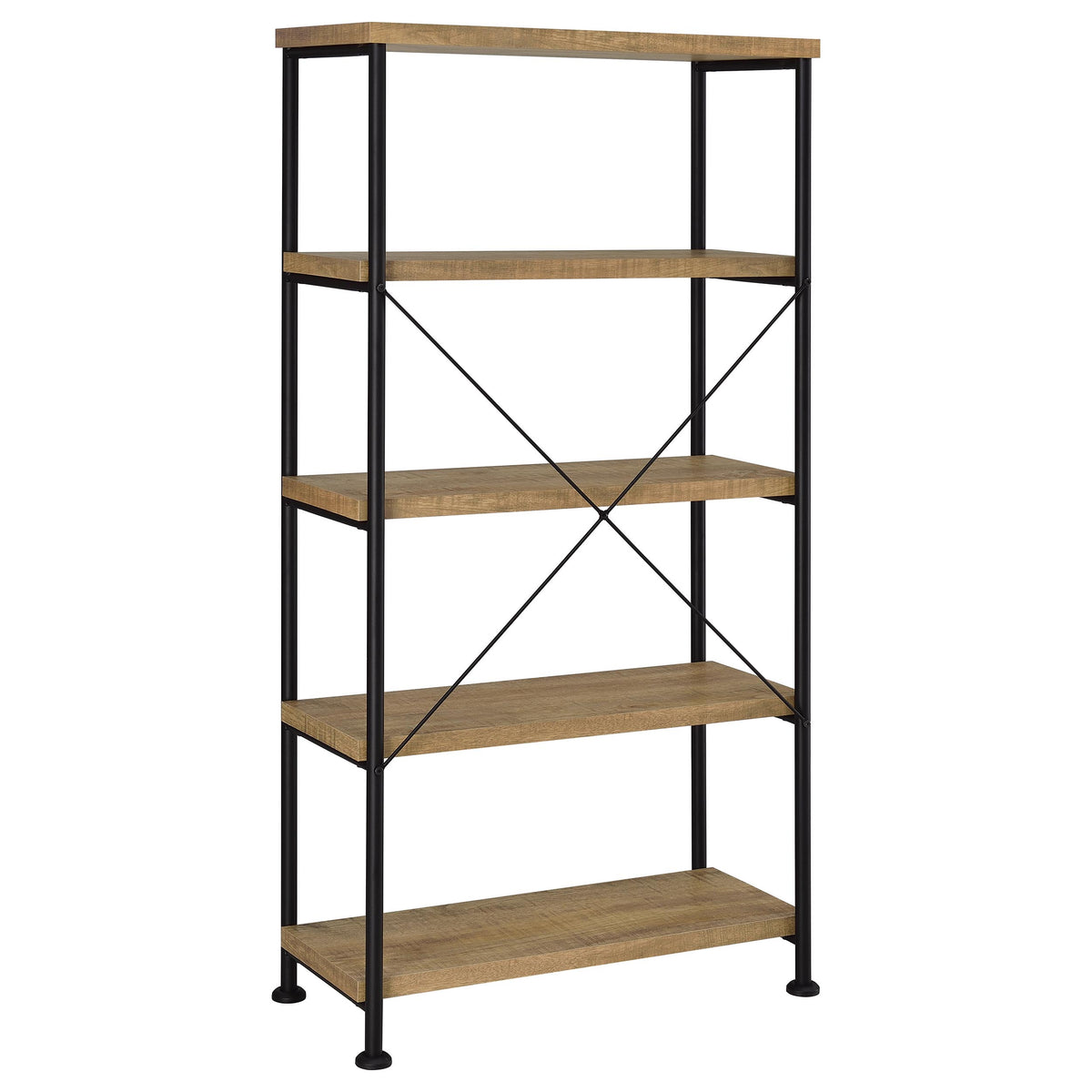 Analiese 63-inch 4-shelf Bookshelf - Mango