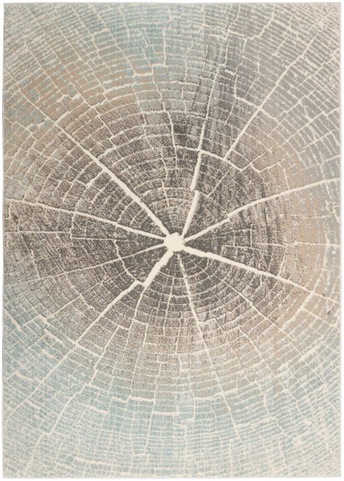Marmara MRA06 Teal Grey Ivory Rug - Rectangle