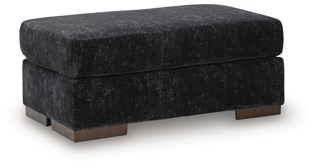 Whitmore Manor Ottoman Velvet Chenille