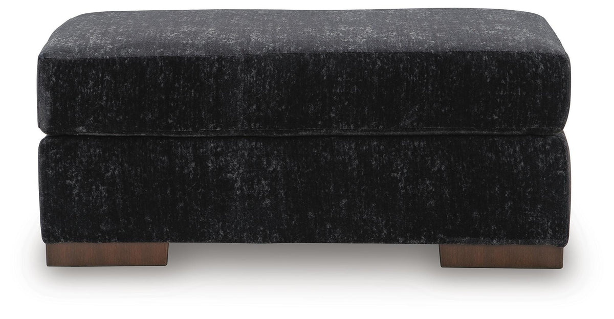 Whitmore Manor Ottoman Velvet Chenille