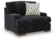 Whitmore Manor Chair and a Half Velvet Chenille