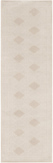 Nordic NRC06 Ivory Beige Rug - Runner