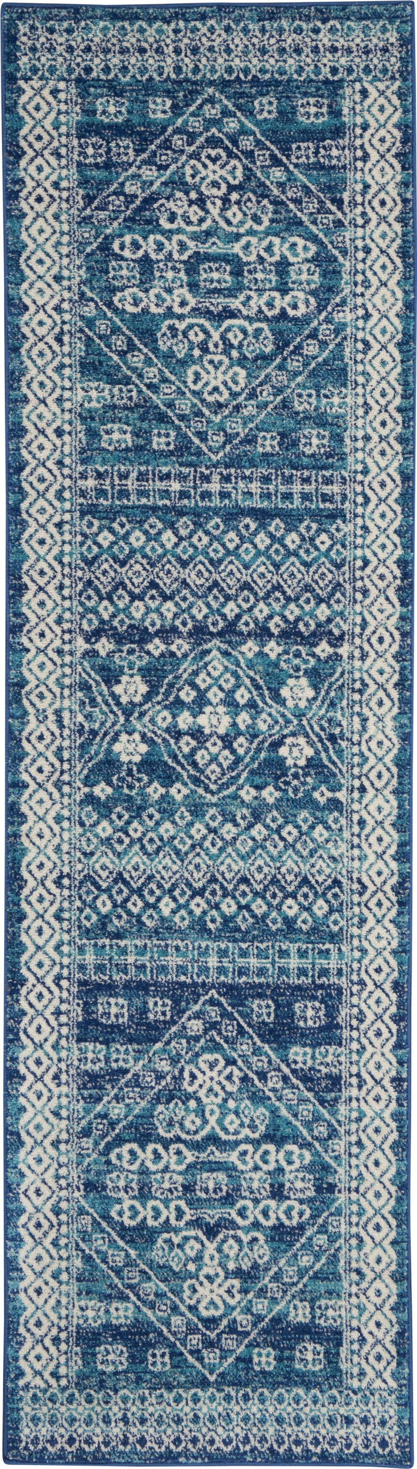 Passion PSN27 Navy Blue Rug - Runner
