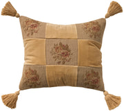 Vintage Pillow VAN9 Beige 18" x 18" Throw Pillows