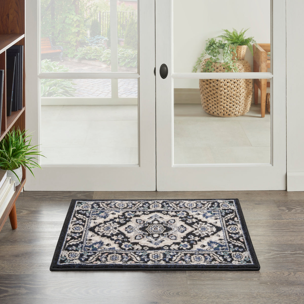 Passion PSN33 Black Ivory Rug - room scene