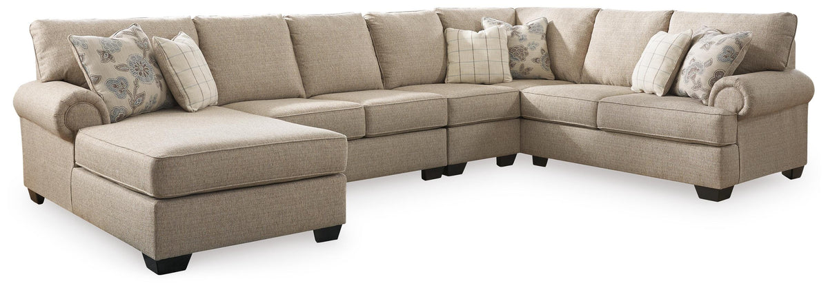 Baceno 4-Piece Sectional with Chaise Chenille