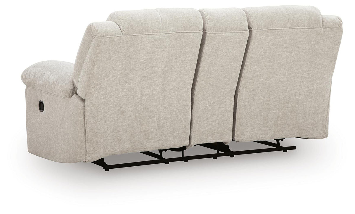 Orlen DBL Rec Loveseat w/Console Chenille Next-Gen Nuvella™ Performance Fabric