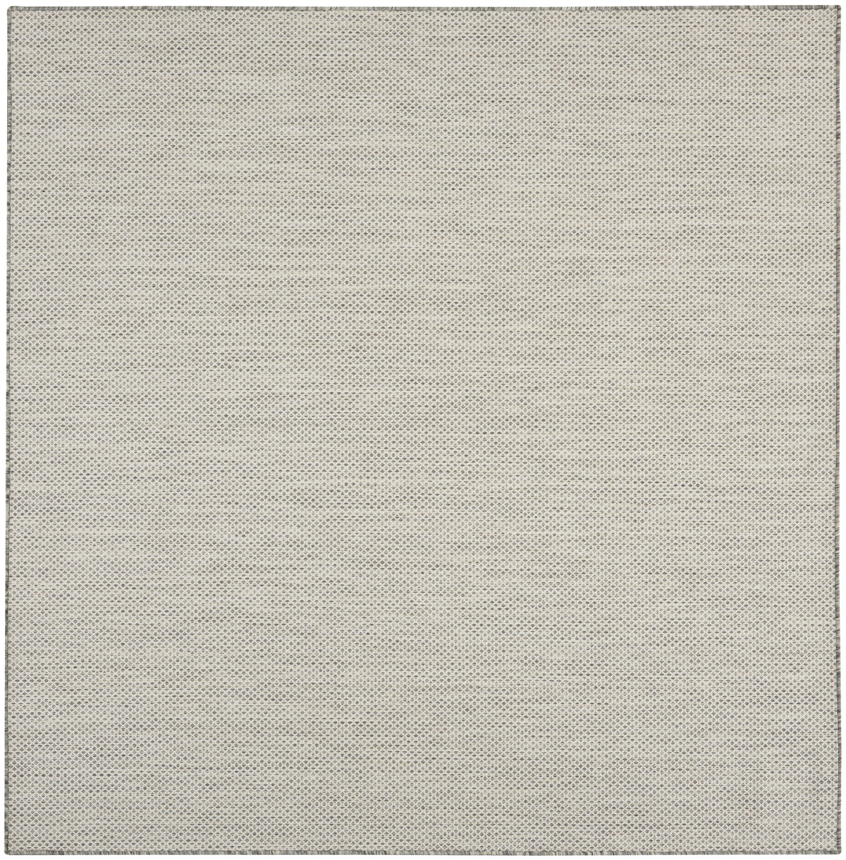 Courtyard COU01 Ivory Silver Rug - Square