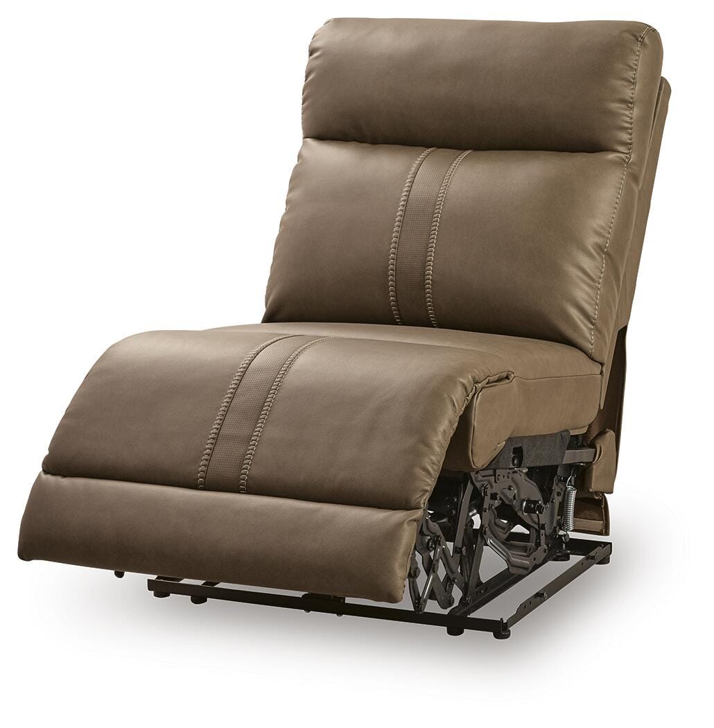 Max-Momentum PWR Armless REC w/ADJ Headrest Faux Leather