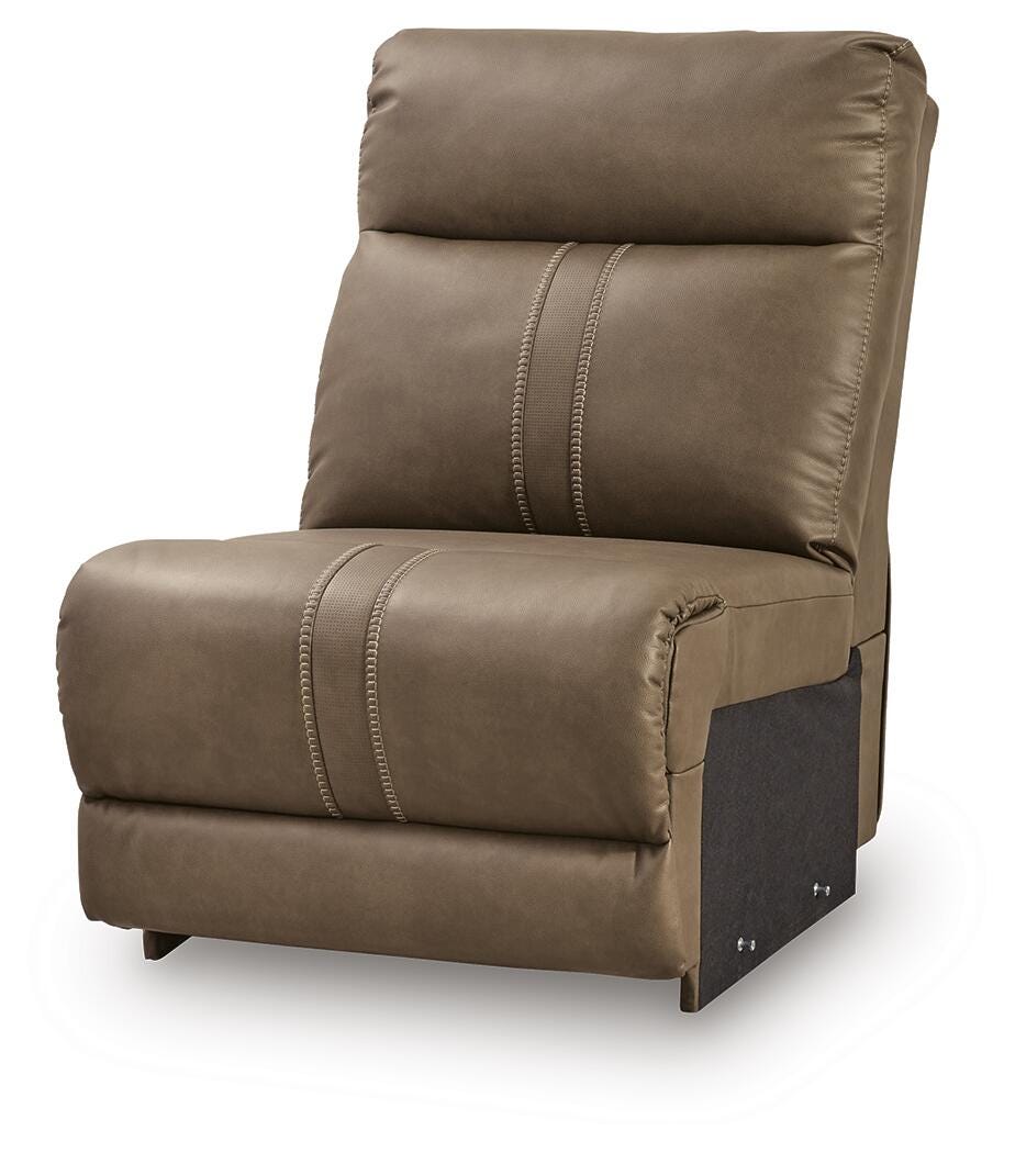 Max-Momentum Armless Chair Faux Leather