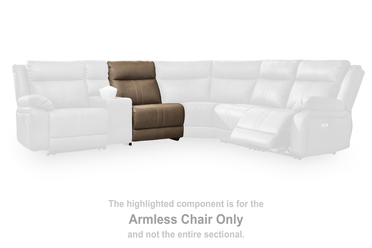 Max-Momentum Armless Chair Faux Leather