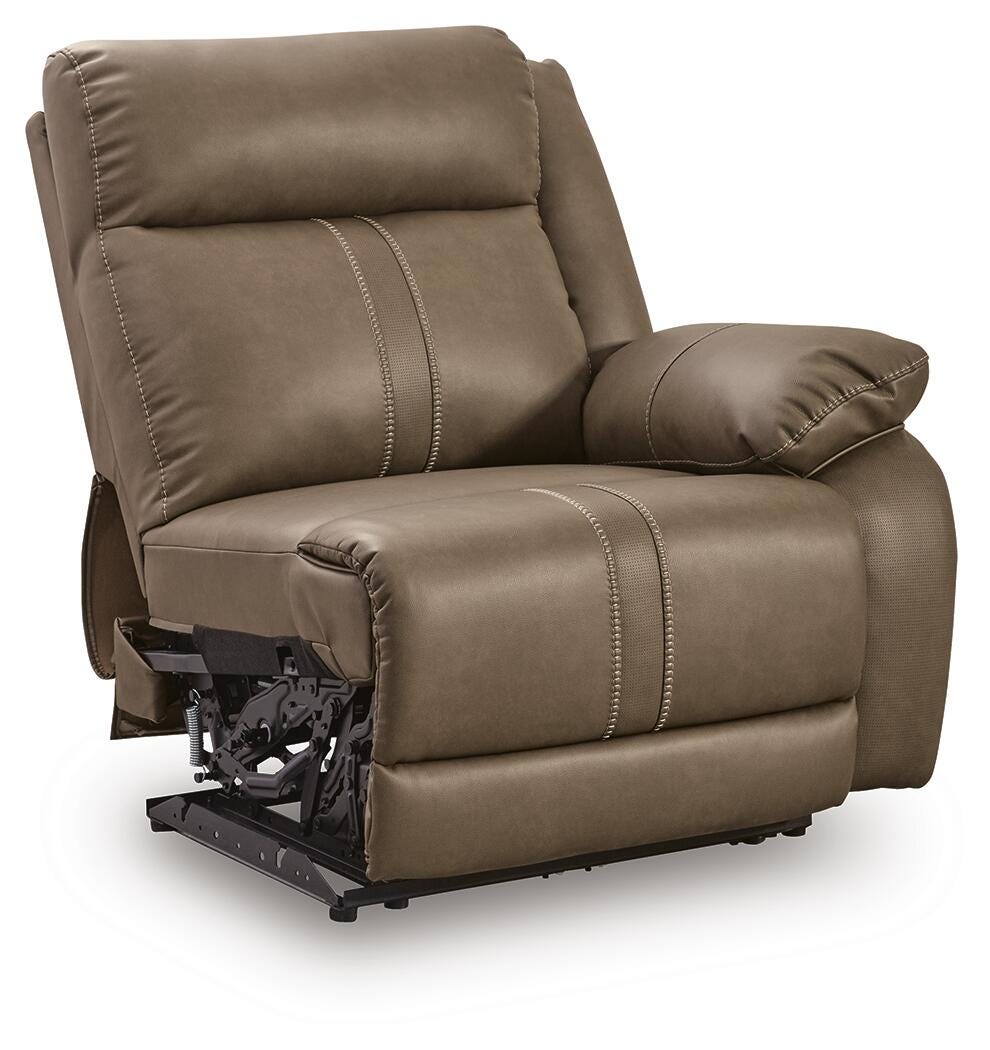 Max-Momentum RAF Zero Wall Power Recliner Faux Leather
