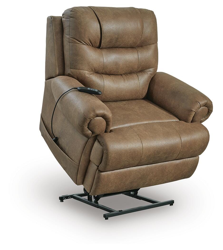 Revived and Restored Power Lift Recliner Faux Leather