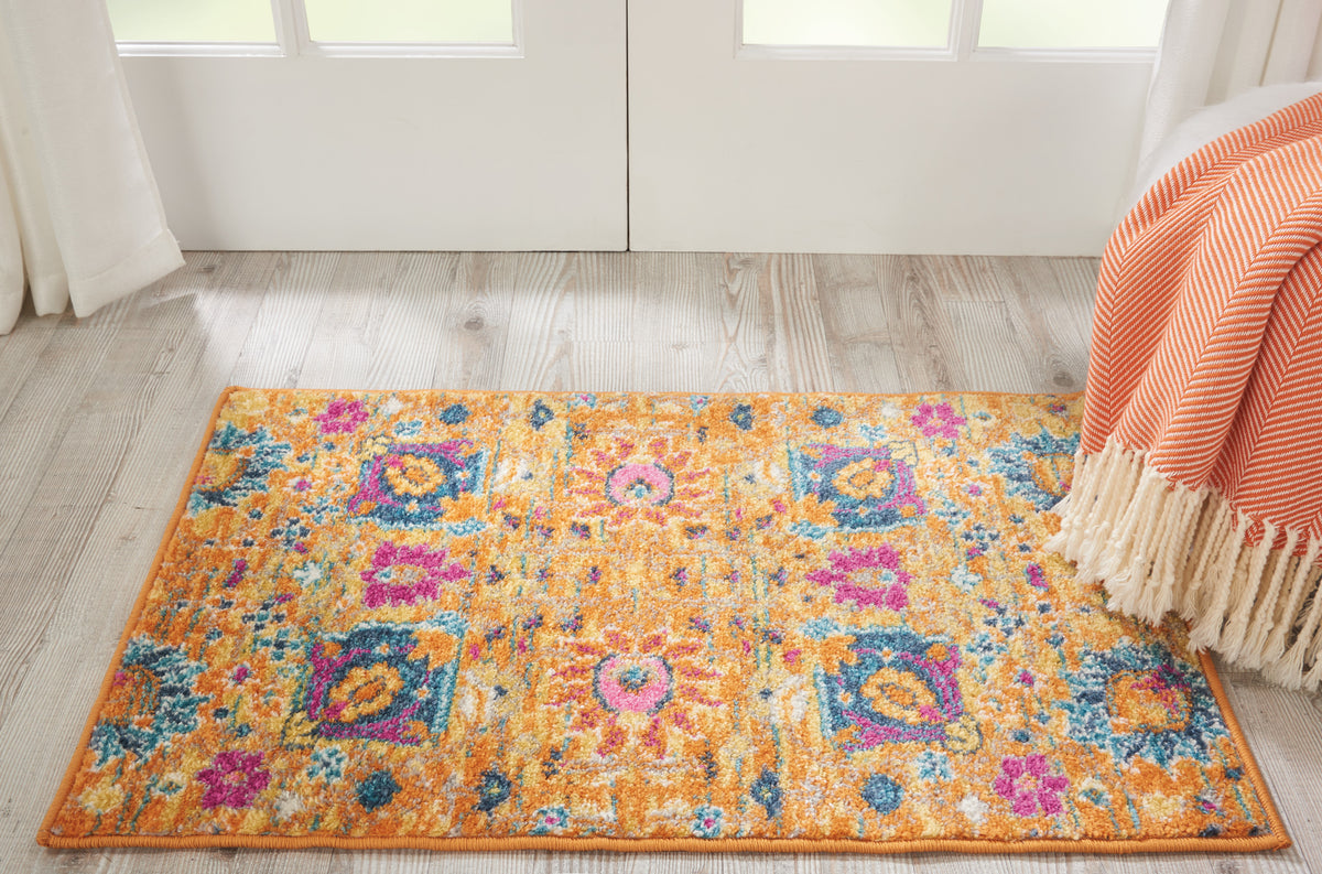Passion PSN01 Sunburst Rug - room scene