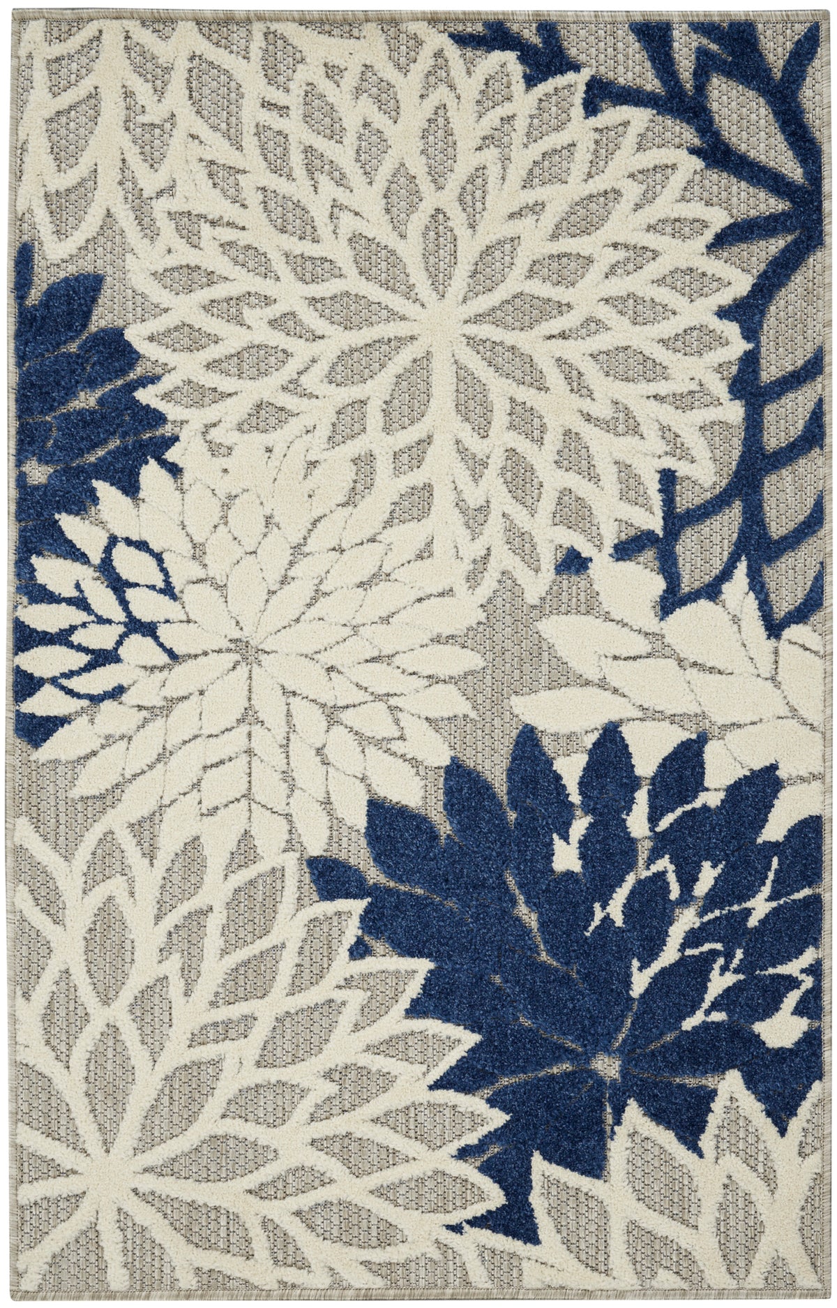 Aloha ALH05 Ivory Navy Rug - Rectangle