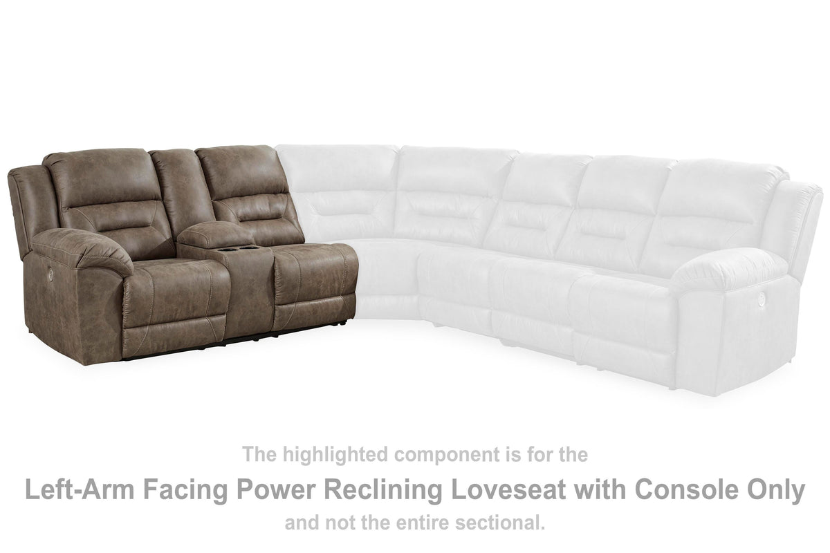 Ravenel LAF DBL REC PWR CON Loveseat Faux Leather